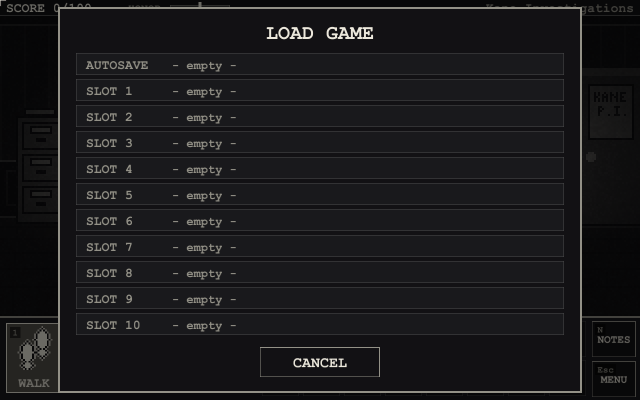 Load game