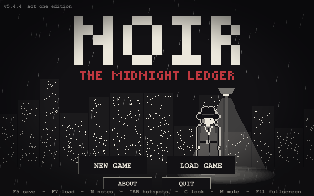 Title screen